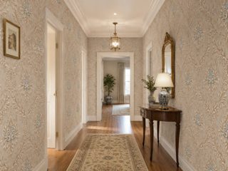 Arabesco Damask Marrom com Cinza Biarritz — foto 1