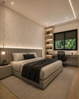 Arabesco Damask Cinza Claro Biarritz — foto 1