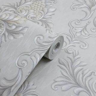 Arabesco Damask Cinza Claro Biarritz — foto 2