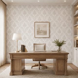 Arabesco Damask Cinza Claro Biarritz — foto 3