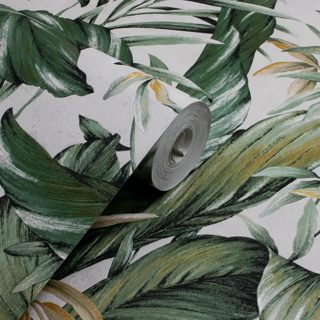 Floral Verde Vivo e Off White Biarritz — foto 2