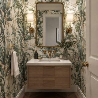 Floral Verde Vivo e Off White Biarritz — foto 5
