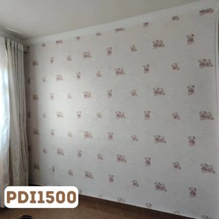 Infantil Ursinho Urso Rosa c/ Nuvens — foto 3