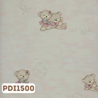 Infantil Ursinho Urso Rosa c/ Nuvens — foto 4