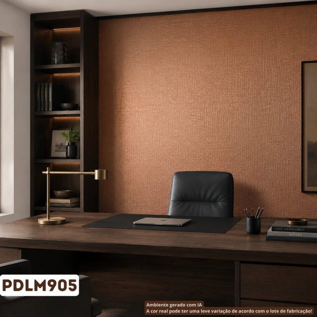 Papel de parede Couro Craquelado Bronze Biarritz — Alex Quaresma Fernandes, Vila Isabel